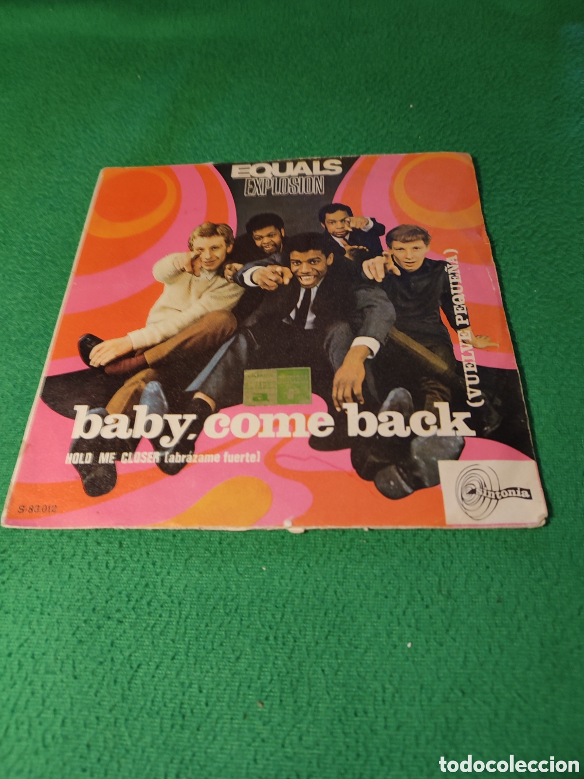 Discos de vinilo: The Equals - Baby come Back - Foto 1
