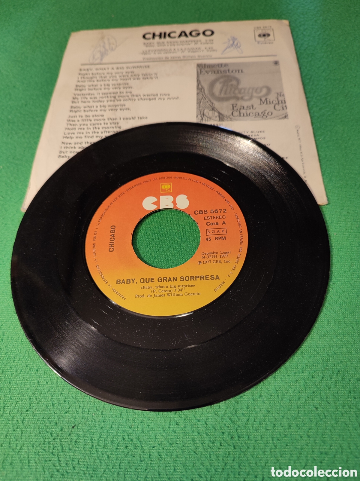 Discos de vinilo: Chicago - Baby, que gran sorpresa - Foto 2