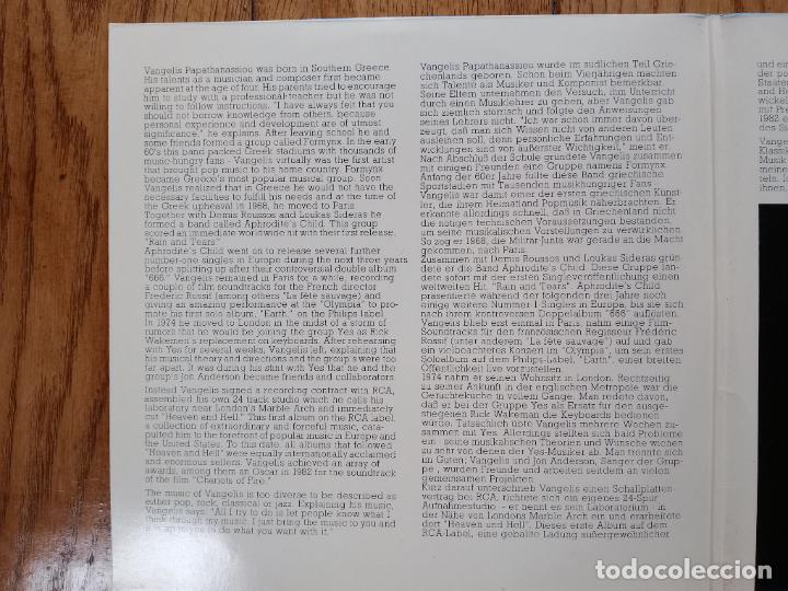 Discos de vinilo: Vangelis - greatest hits - Foto 3
