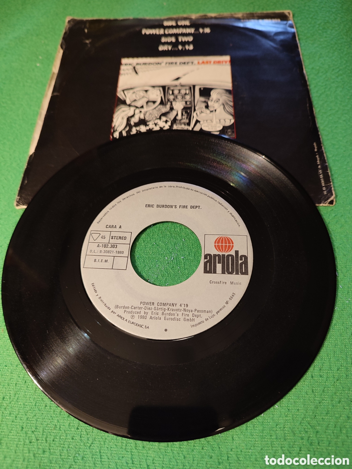 Discos de vinilo: Eric Burdon Fire Dept - Power Company - Foto 2