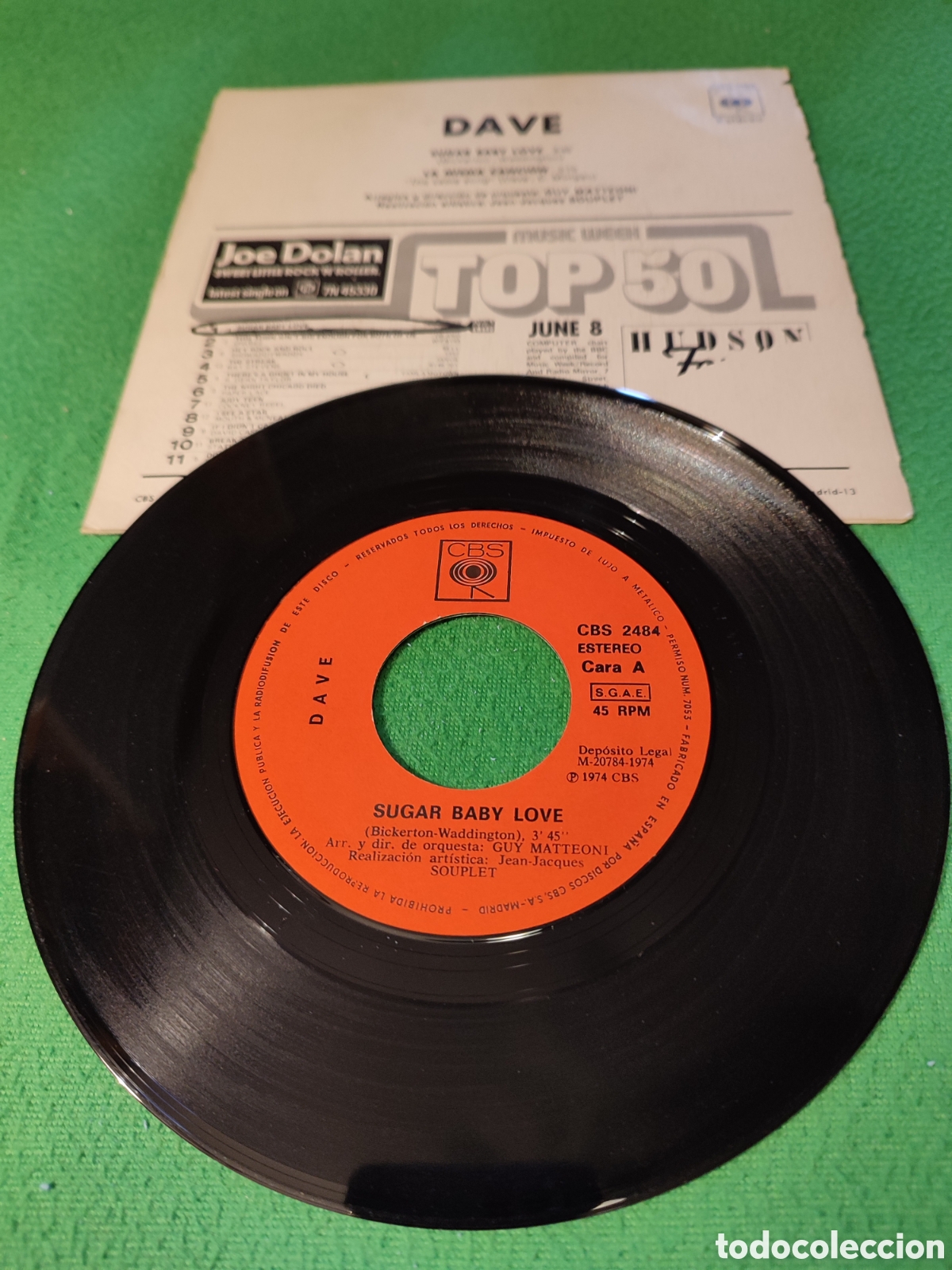 Discos de vinilo: Dave - Sugar Baby love - Foto 2