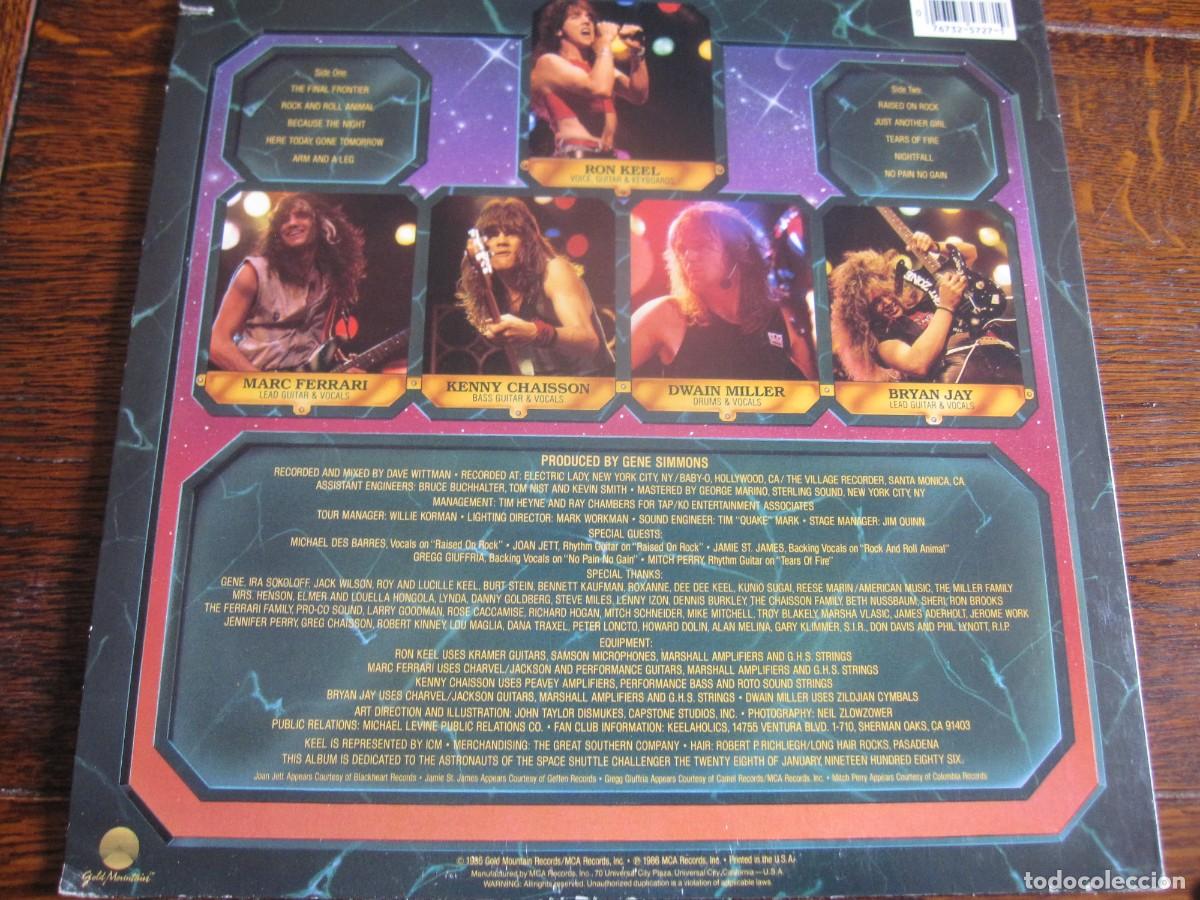 Discos de vinilo: KEEL `The Final Frontier` USA - Foto 2