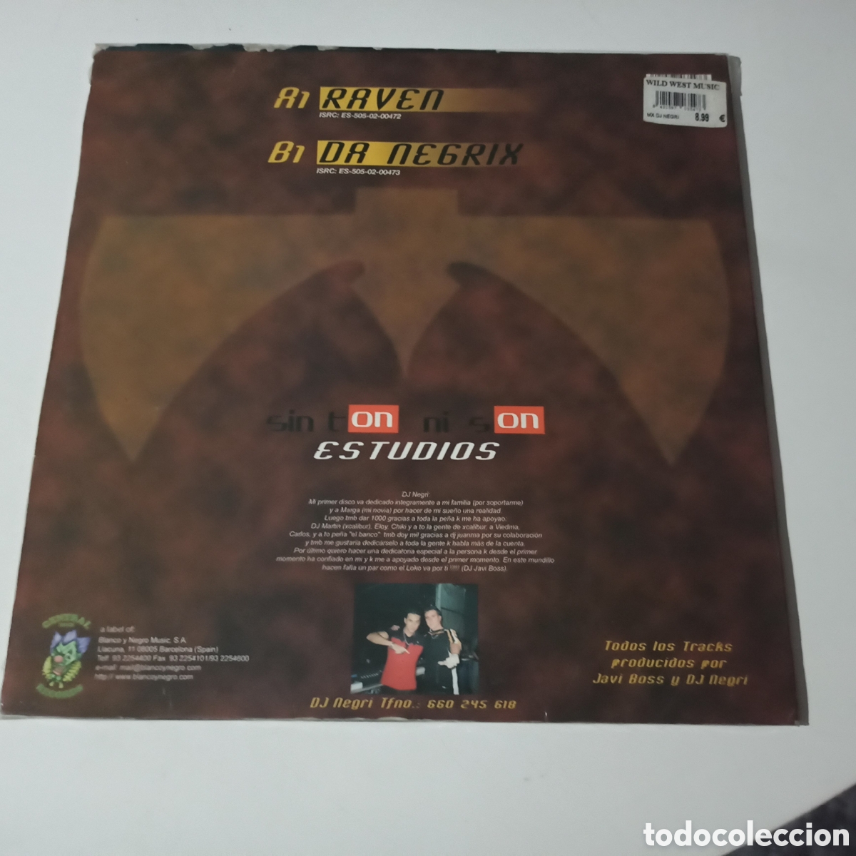 Discos de vinilo: DJ Negri - Raven (12&rdquo;) - Foto 2