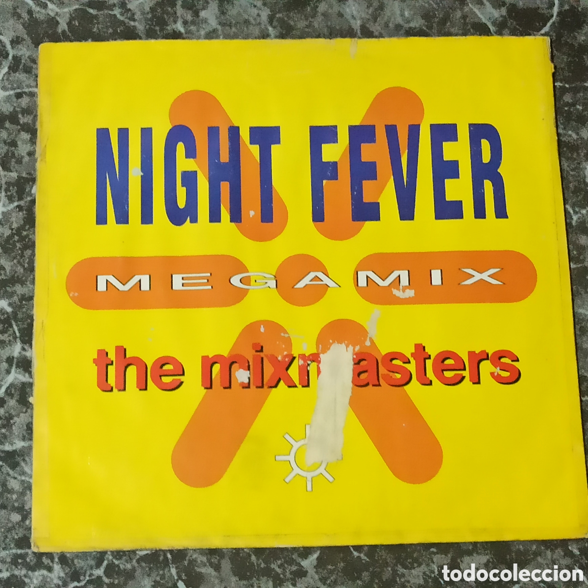 Discos de vinilo: The Mixmasters - Night Fever Megamix (12&rdquo;) - Foto 1