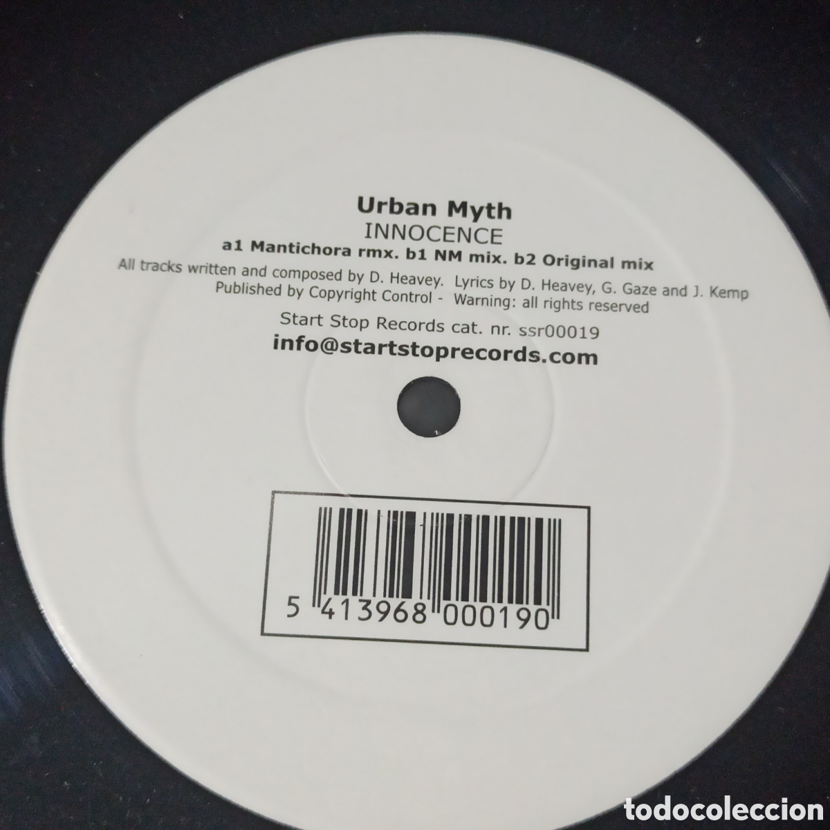 Discos de vinilo: Urban Myth - Innocence (12&rdquo;) - Foto 1