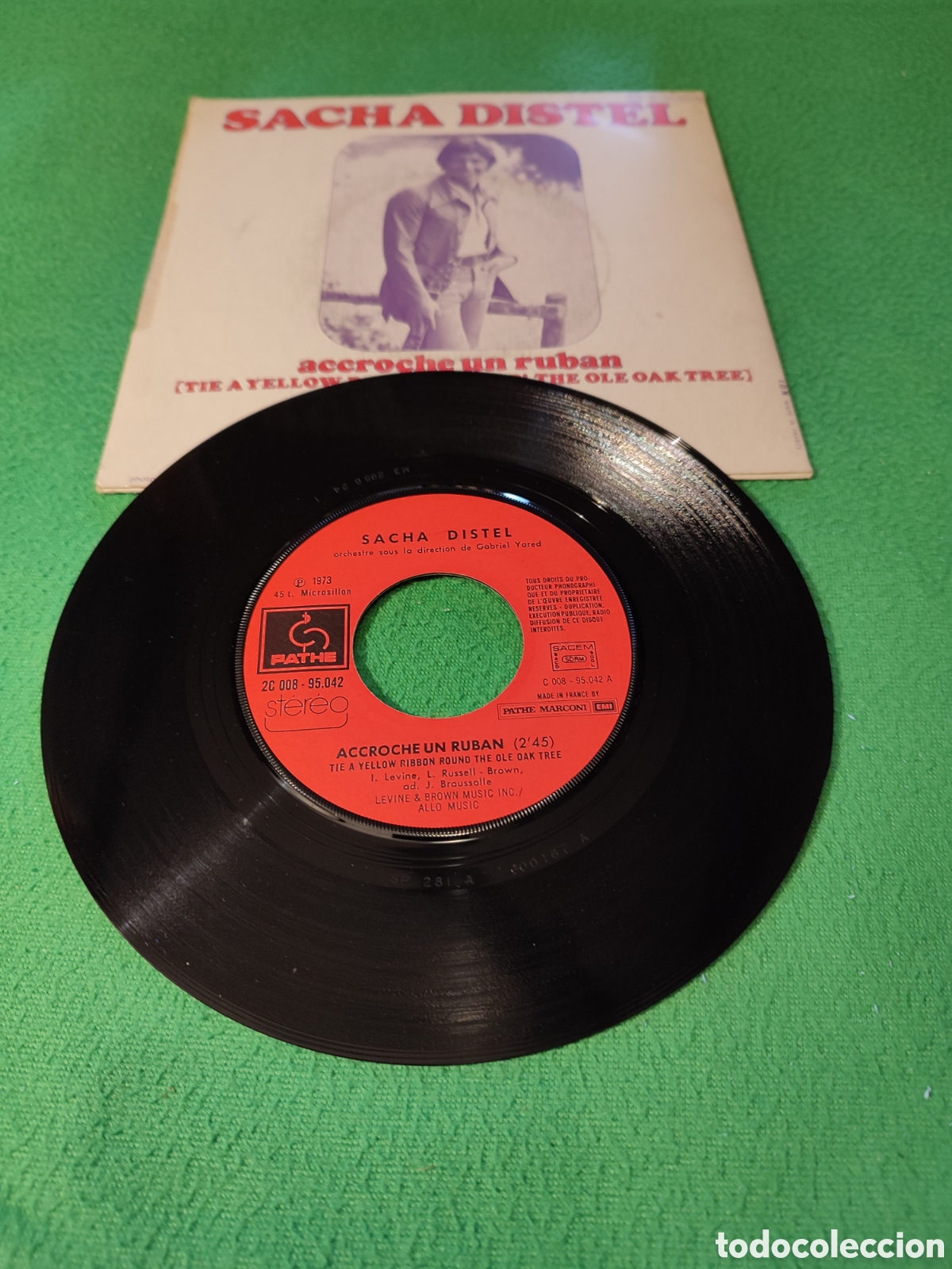 Discos de vinilo: Sacha Distel - Accroche un ruban - Foto 2