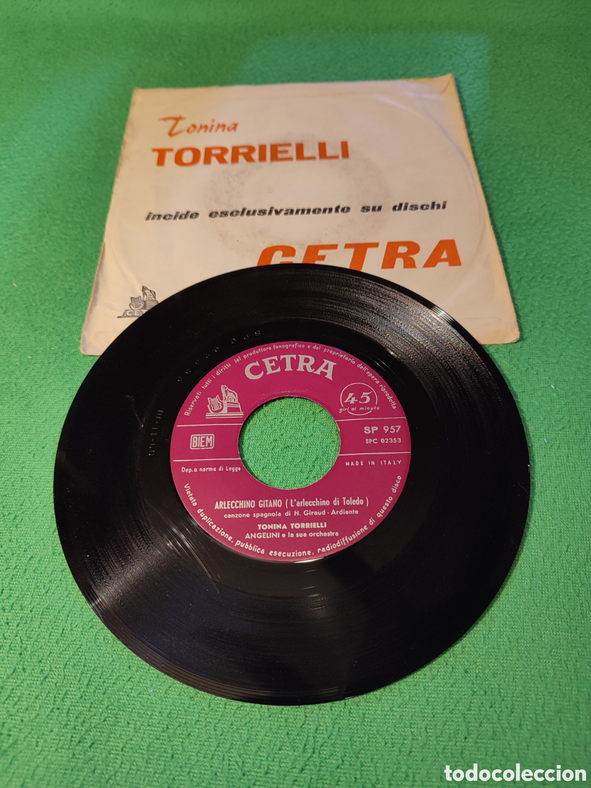 Discos de vinilo: Tonina Torrielli - Arlecchino Gitano - Foto 2