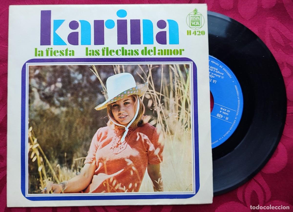 Discos de vinilo: Karina / La fiesta / Las flechas del amor / Hispavox - Foto 1