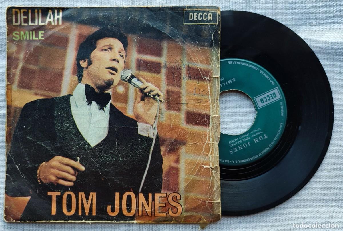 Discos de vinilo: Tom Jones / Delilah / Smile / Decca - Foto 1