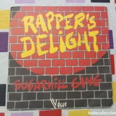 Discos de vinilo: SUGARHILL GANG, RAPPER'S DELIGHT, VOGUE 1979.