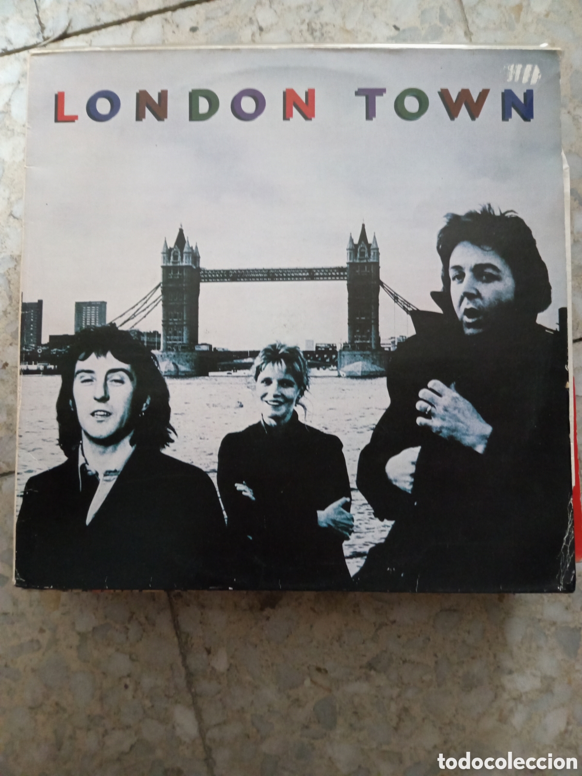 Discos de vinilo: LP WINGS LONDON TOWN ESPA&Ntilde;A 1978 INSERT - Foto 1