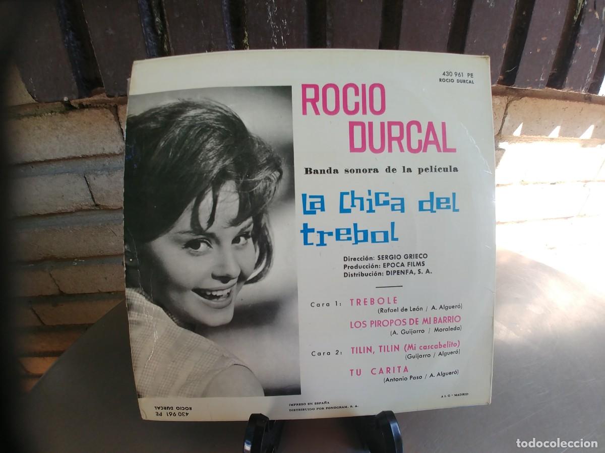 Discos de vinilo: ROCIO DURCAL-EP LA CHICA DEL TREBOL - Foto 2