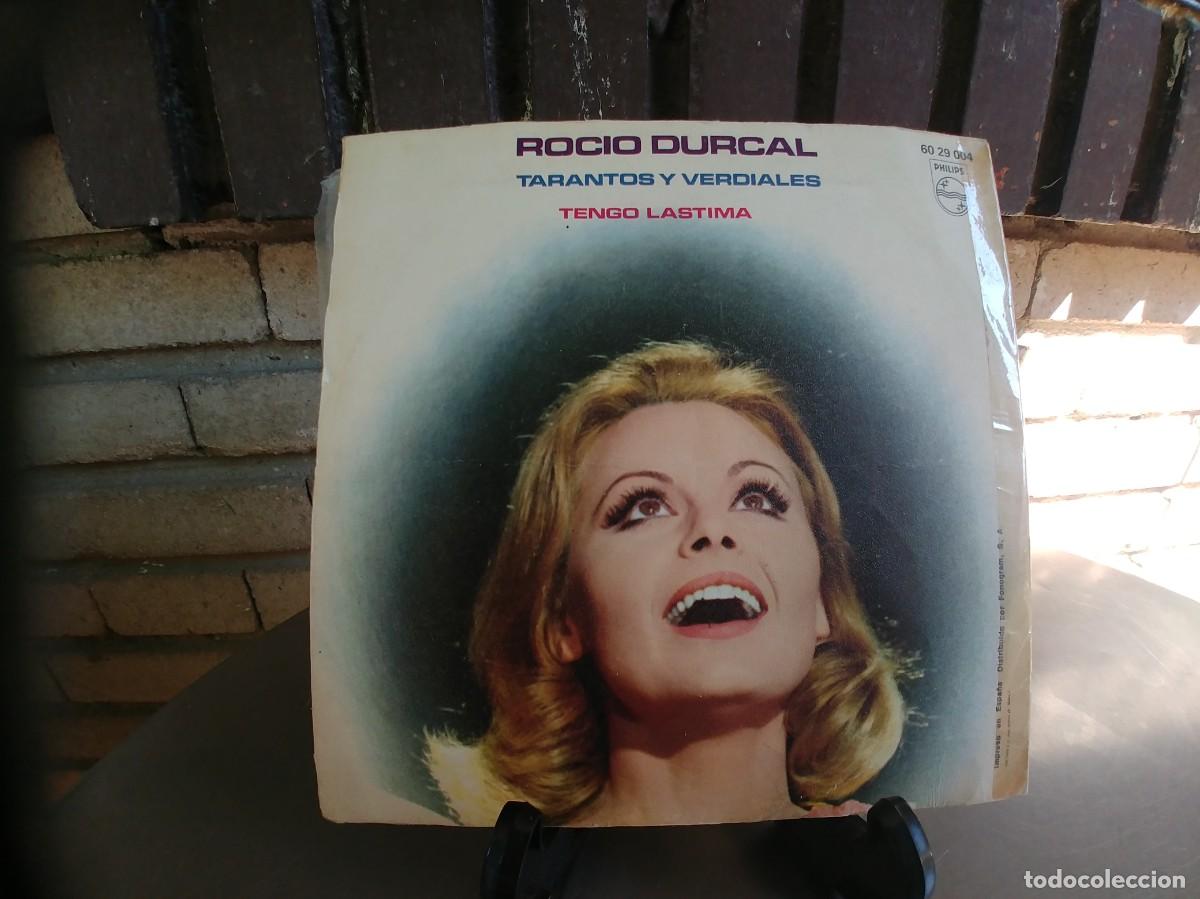 Discos de vinilo: ROCIO DURCAL-SINGLE TARANTOS Y VERDIALES - Foto 2