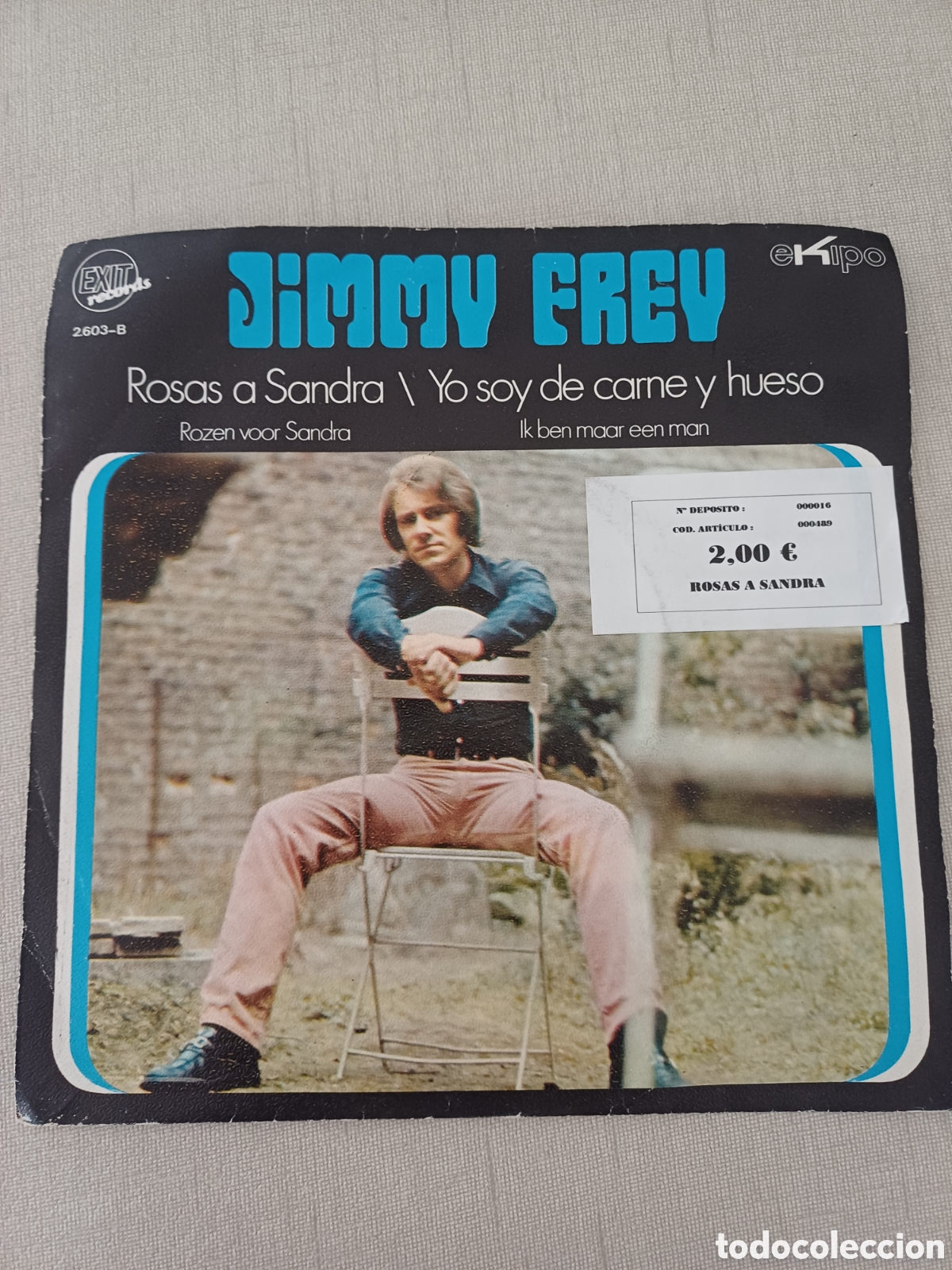 Discos de vinilo: Jimmy Frey &lrm;&ndash; Rosas A Sandra - Foto 1