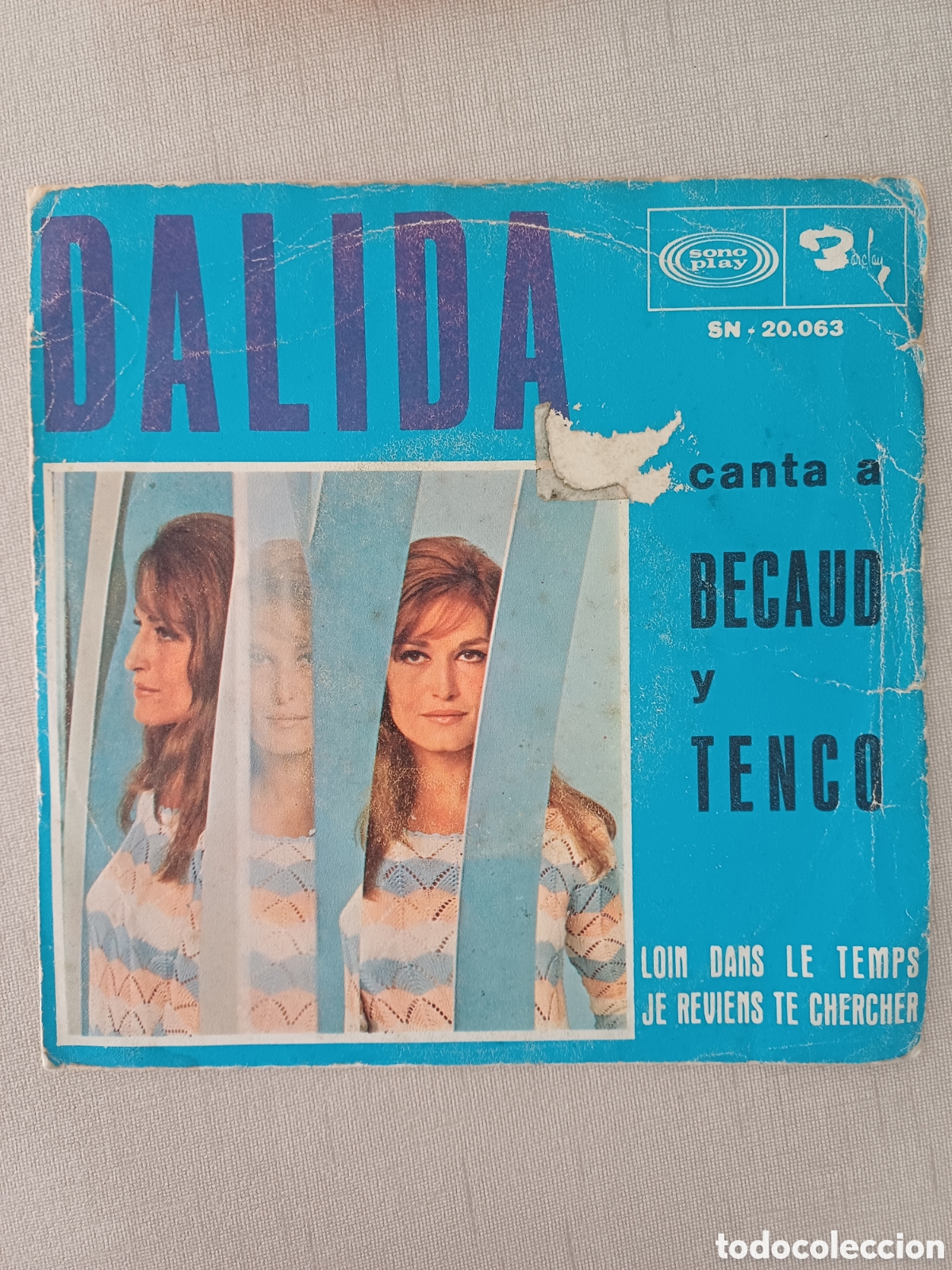 Discos de vinilo: Dalida &lrm;&ndash; Canta A Becaud - Foto 1