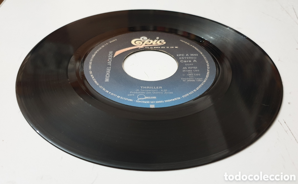 Discos de vinilo: MICHAEL JACKSON - Thriller/+1 (Espa&ntilde;a - Epic - 1983) - Foto 5