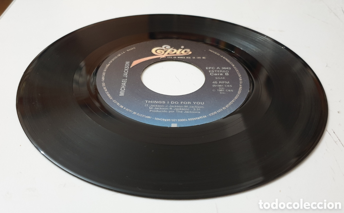 Discos de vinilo: MICHAEL JACKSON - Thriller/+1 (Espa&ntilde;a - Epic - 1983) - Foto 7