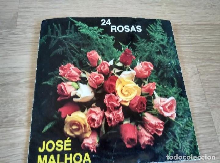 Discos de vinilo: 24 ROSAS - JOSE MALHOA - SINGLE - Foto 1