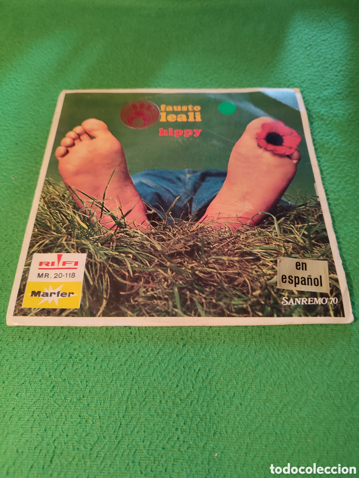 Discos de vinilo: Fausto Leali - Hippy cantado en espa&ntilde;ol - Foto 1