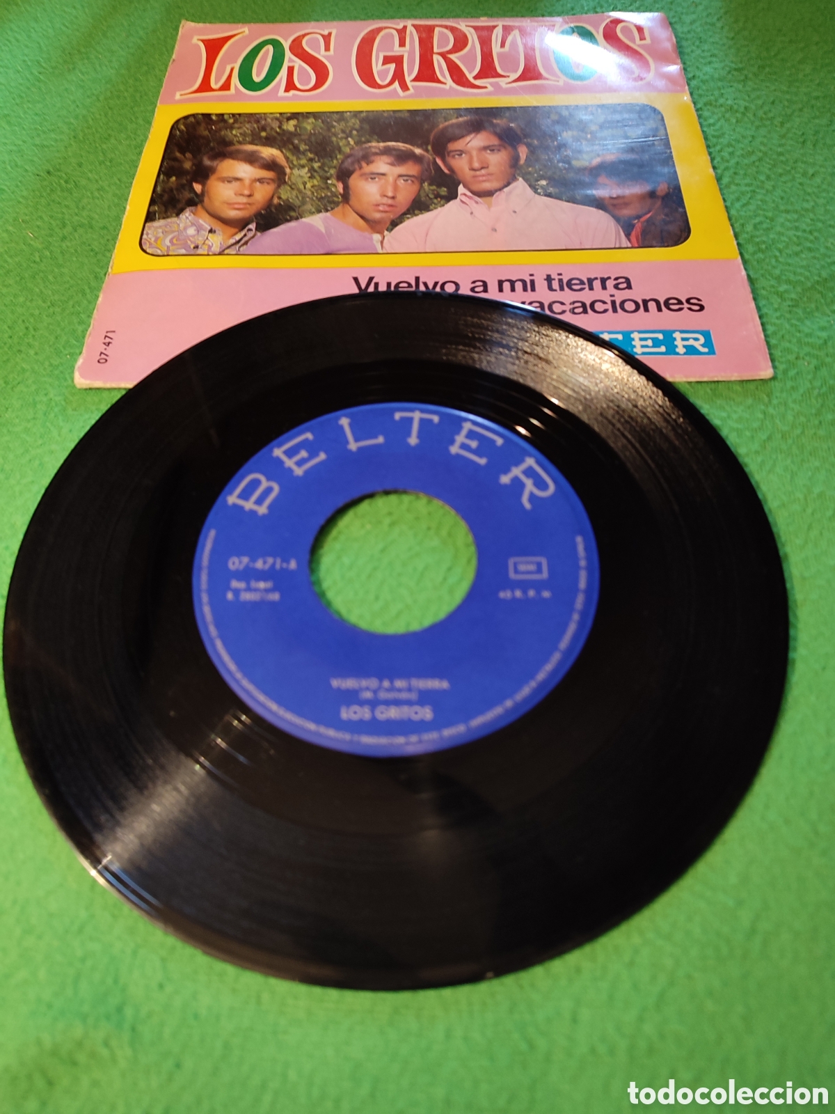 Discos de vinilo: Los Gritos - Vuelvo a mi tierra - Foto 2