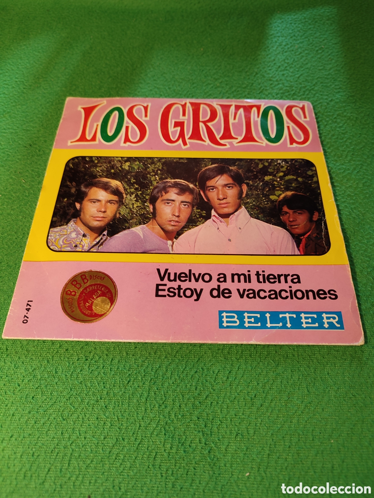 Discos de vinilo: Los Gritos - Vuelvo a mi tierra - Foto 1