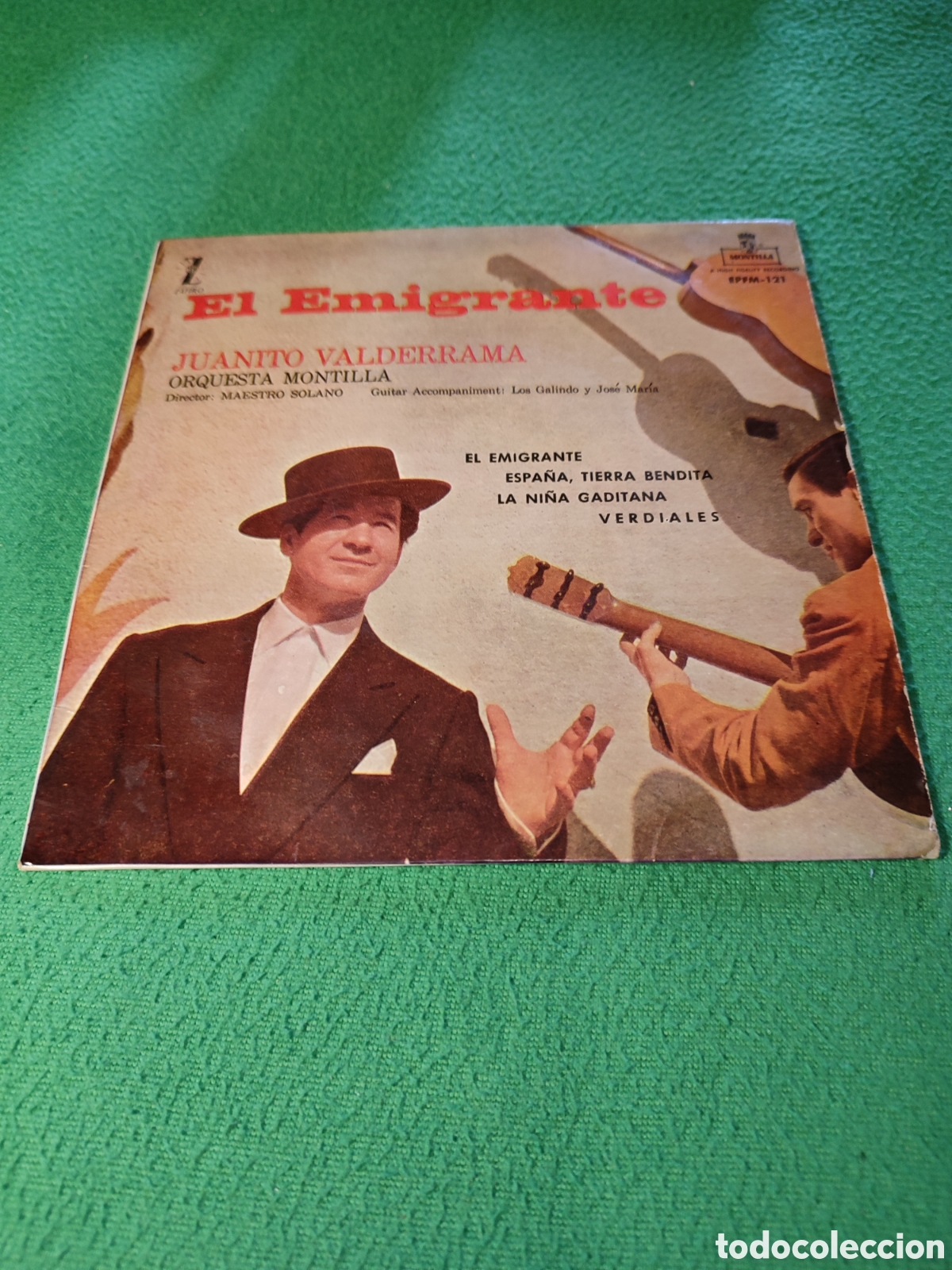 Discos de vinilo: Juanito Valderrama - El emigrante+ 3 - Foto 1