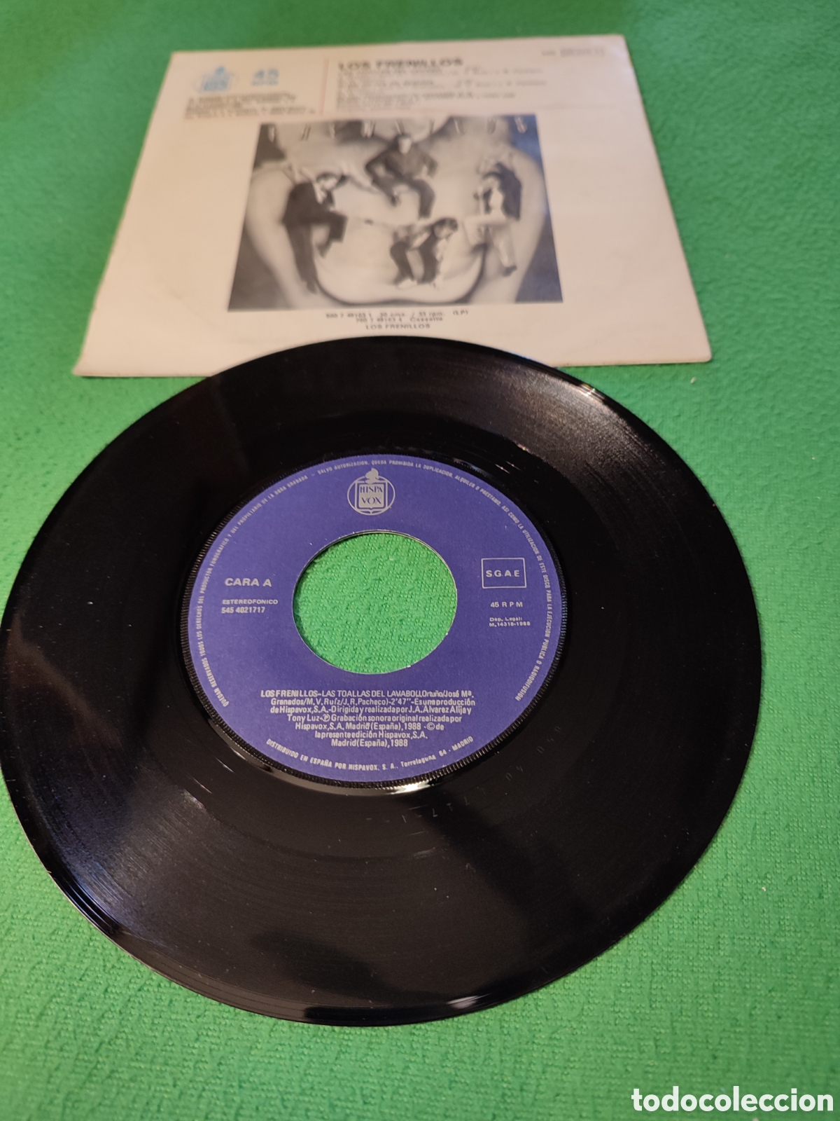 Discos de vinilo: Frenillos - Las toallas del lavabo - Foto 2