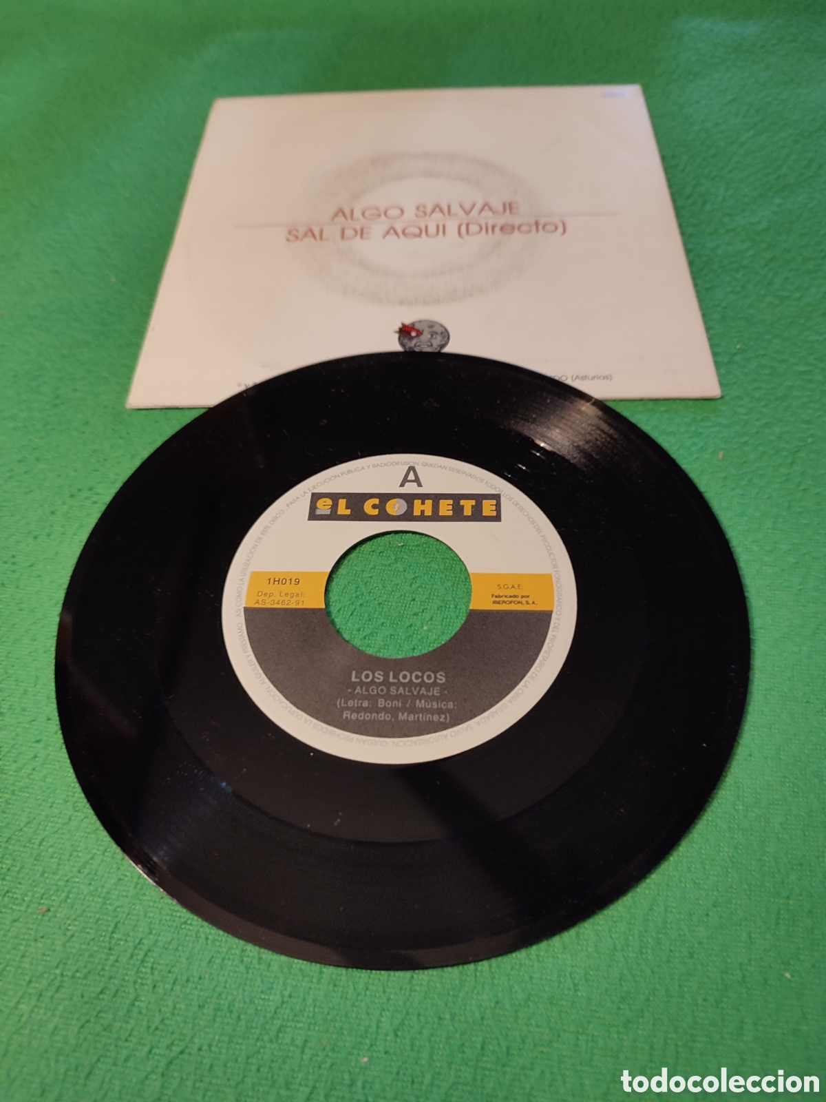 Discos de vinilo: Los Locos - Algo salvaje - Foto 2