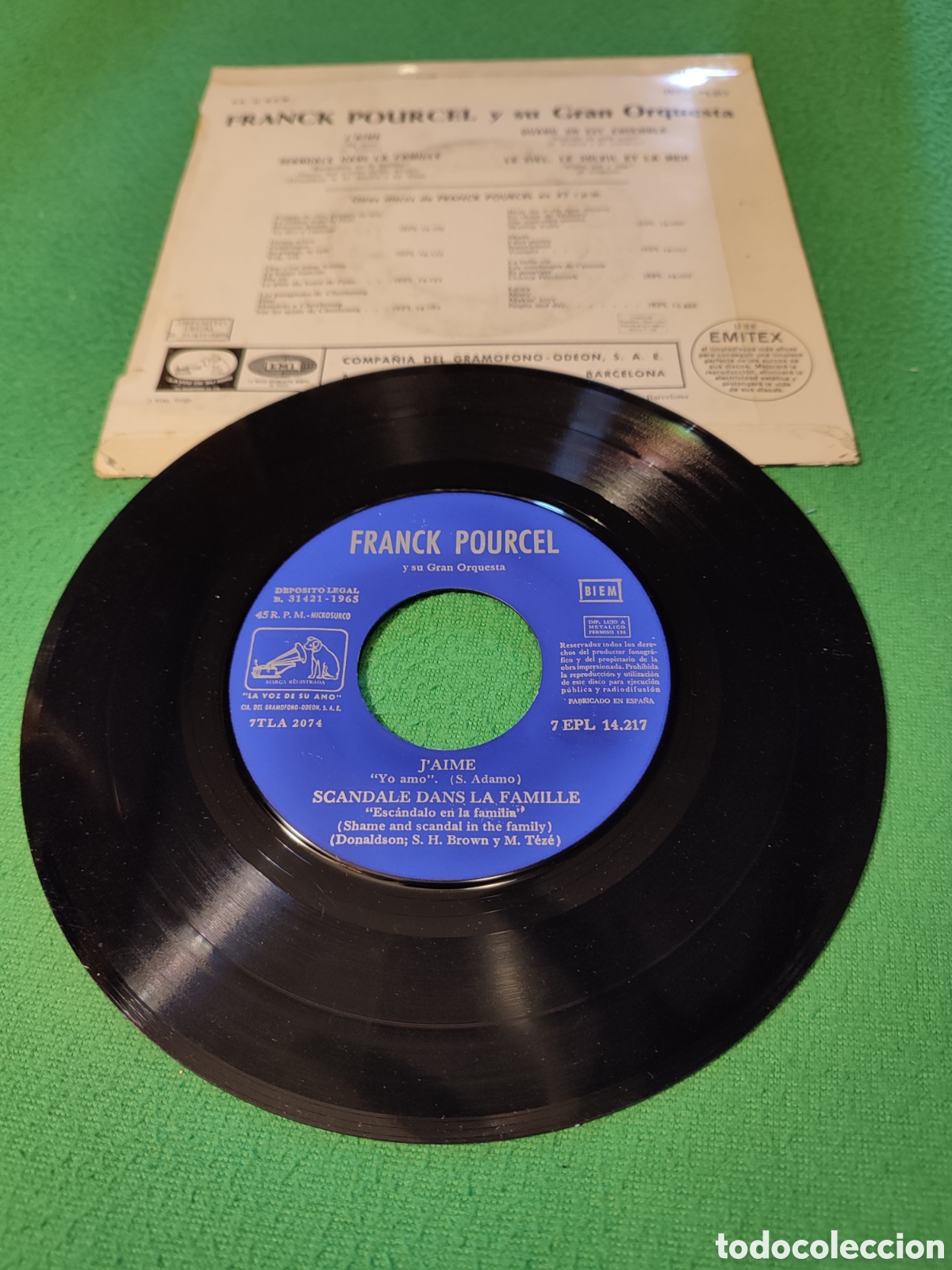 Discos de vinilo: Frank Pourcel - Scandale Dans la famille + 3 - Foto 2