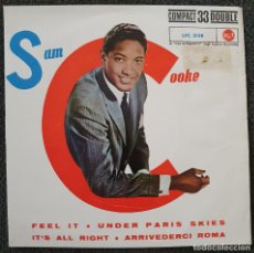 Discos de vinilo: SAM COOKE - EP SPAIN 1961 @33 RPM'S - FEEL IT - RCA LPC-3158 - MUY RARO !!