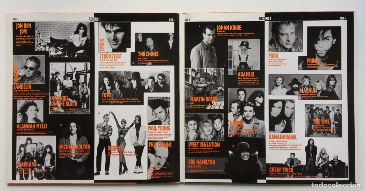 Discos de vinilo: Various &ndash; Hits 13 . 2 Lps Sweden 1990 WEA - Foto 3