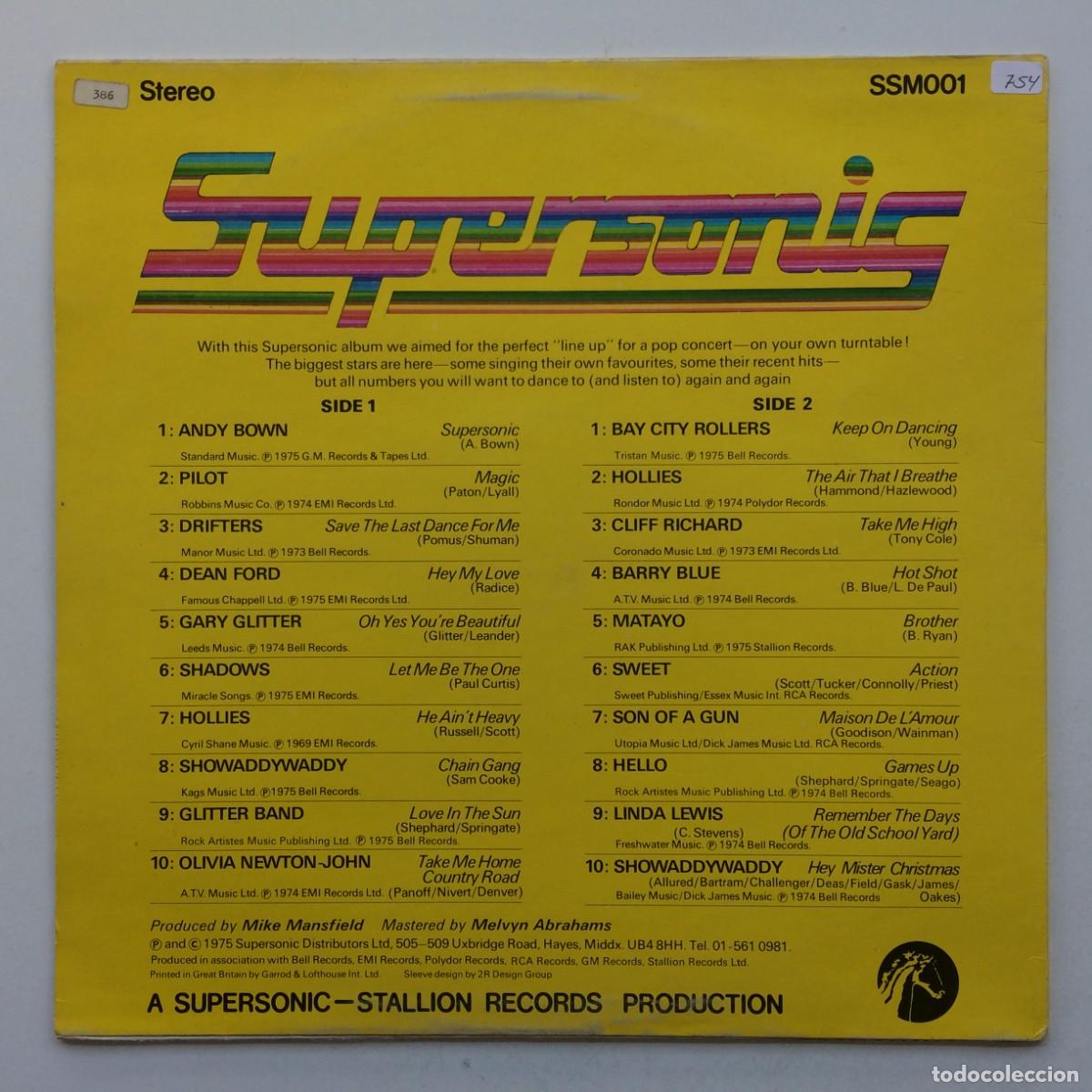 Discos de vinilo: Various &lrm;&ndash; Supersonic , UK 1975 Stallion Records - Foto 2