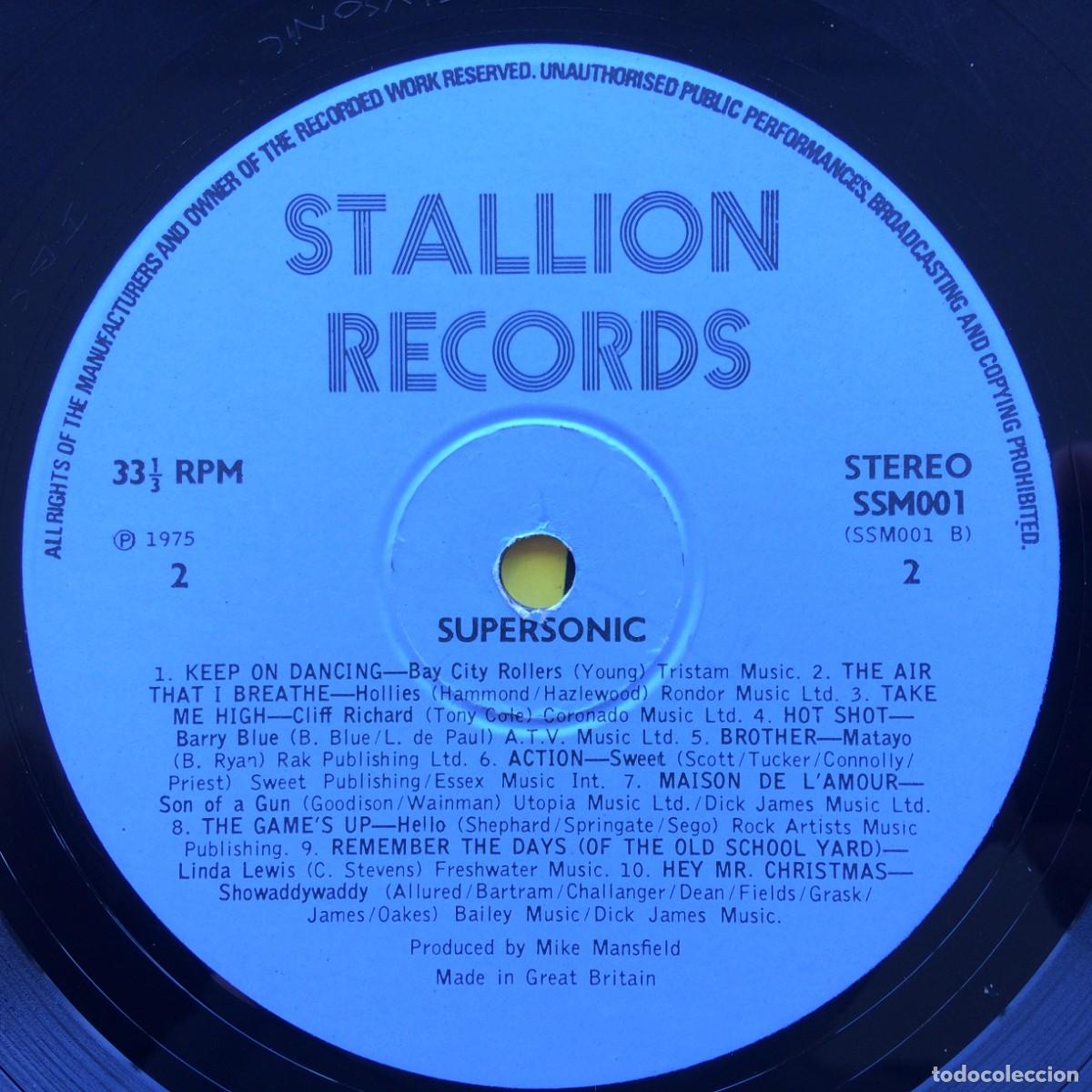 Discos de vinilo: Various &lrm;&ndash; Supersonic , UK 1975 Stallion Records - Foto 4