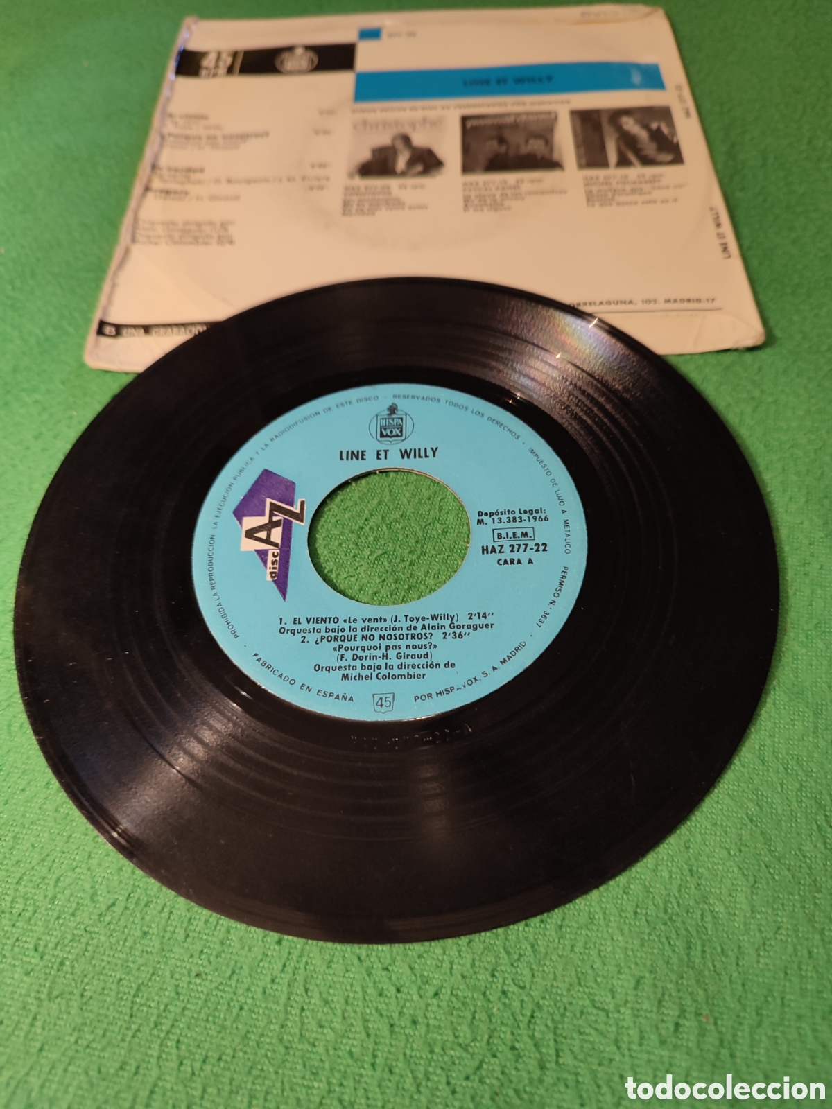 Discos de vinilo: Line et Willy - El viento+ 3 - Foto 2