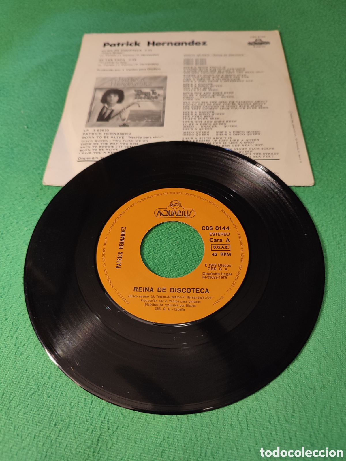Discos de vinilo: Patrick Hern&aacute;ndez - Reina de discoteca - Foto 2