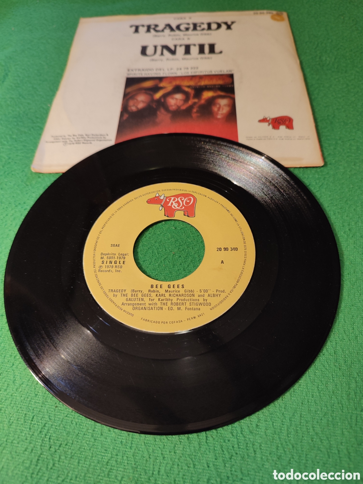 Discos de vinilo: Bee Gees - Tragedy - Foto 2