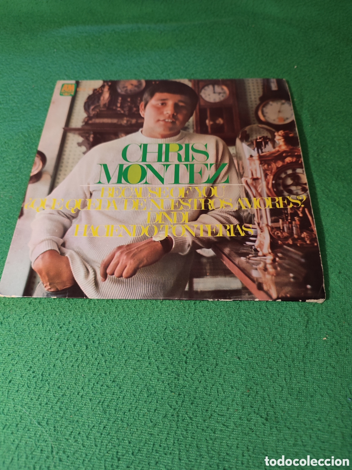 Discos de vinilo: Chris Montez - Because you + 3 - Foto 1
