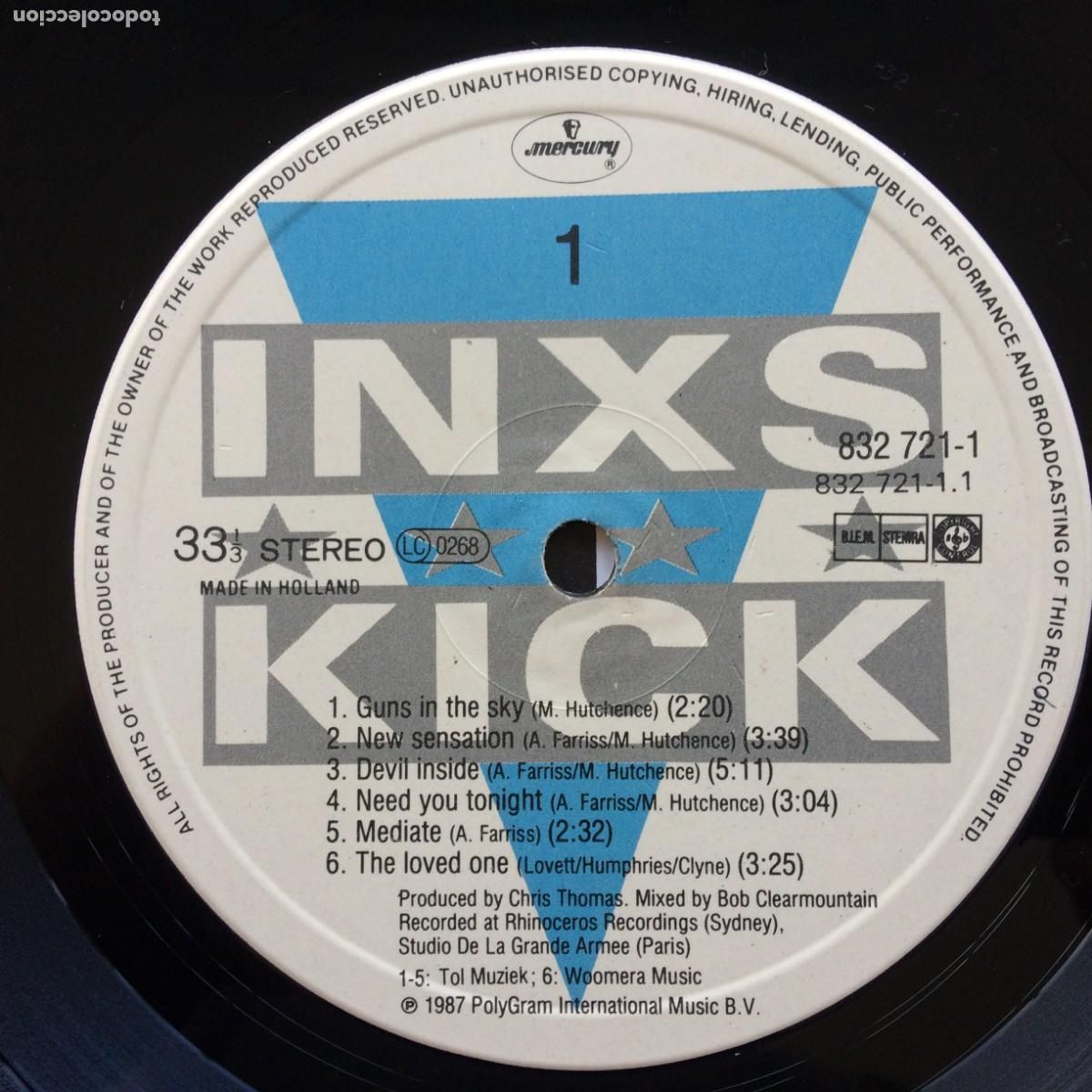 Discos de vinilo: INXS &lrm;&ndash; Kick , Holanda 1987 Mercury* - Foto 6