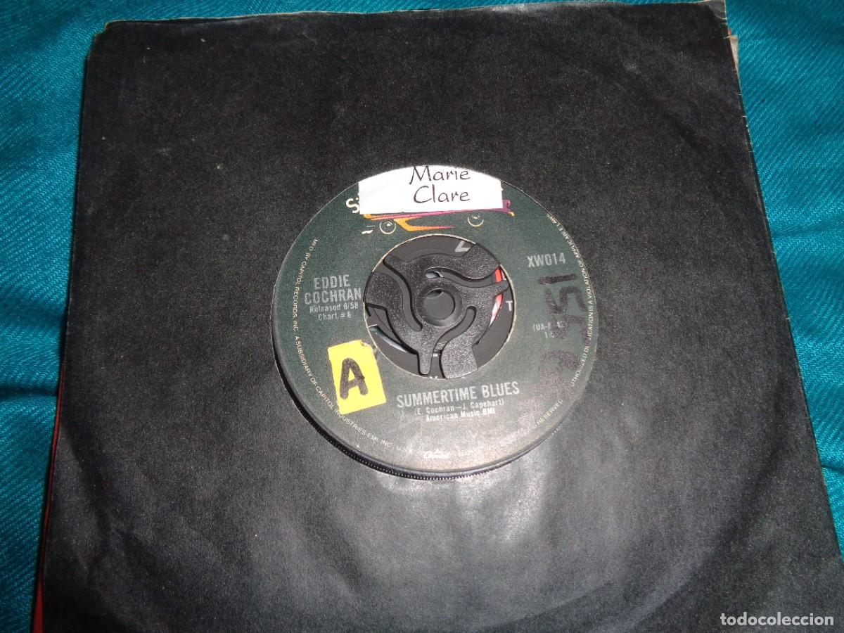 Vinyl-Schallplatten: EDDIE COCHRAM. SUMMERTIME BLUES / CUT ACROSS SHORTY. SILVER SPOTLIGHT, 1972. USA. (#)
