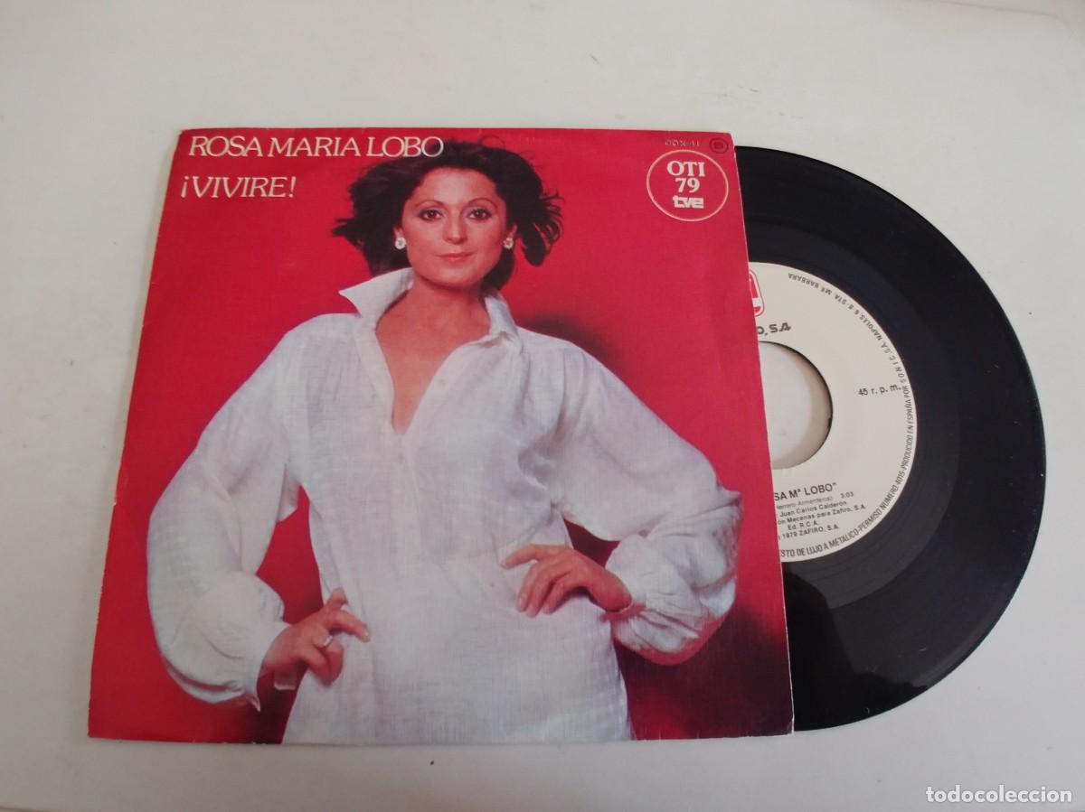 Discos de vinilo: ROSA MARIA LOBO-SINGLE VIVIRE - Foto 1