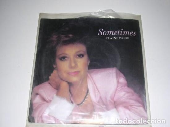 Discos de vinilo: Single Elaine Page Sometimes - Foto 1