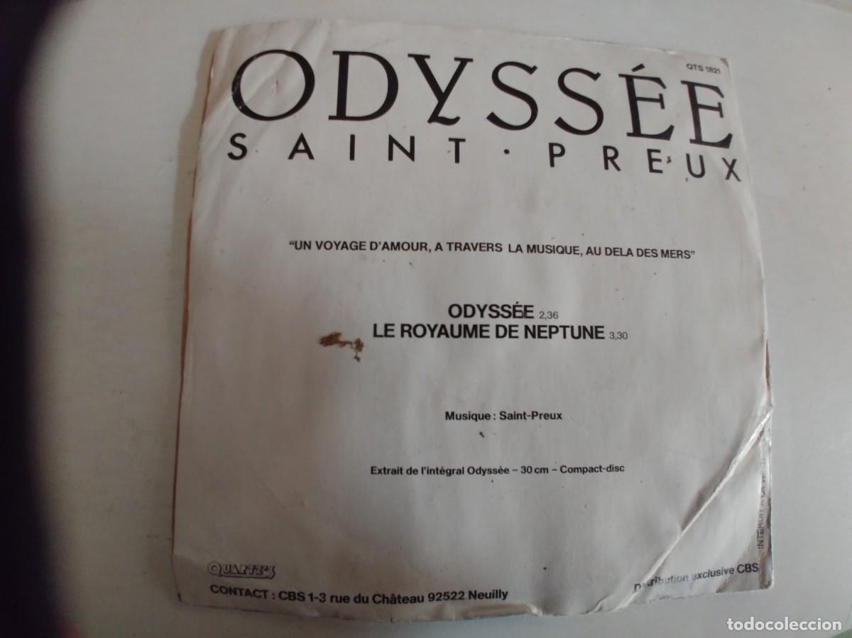 Discos de vinilo: SAINT PREUX-SINGLE ODYSSEE - Foto 2