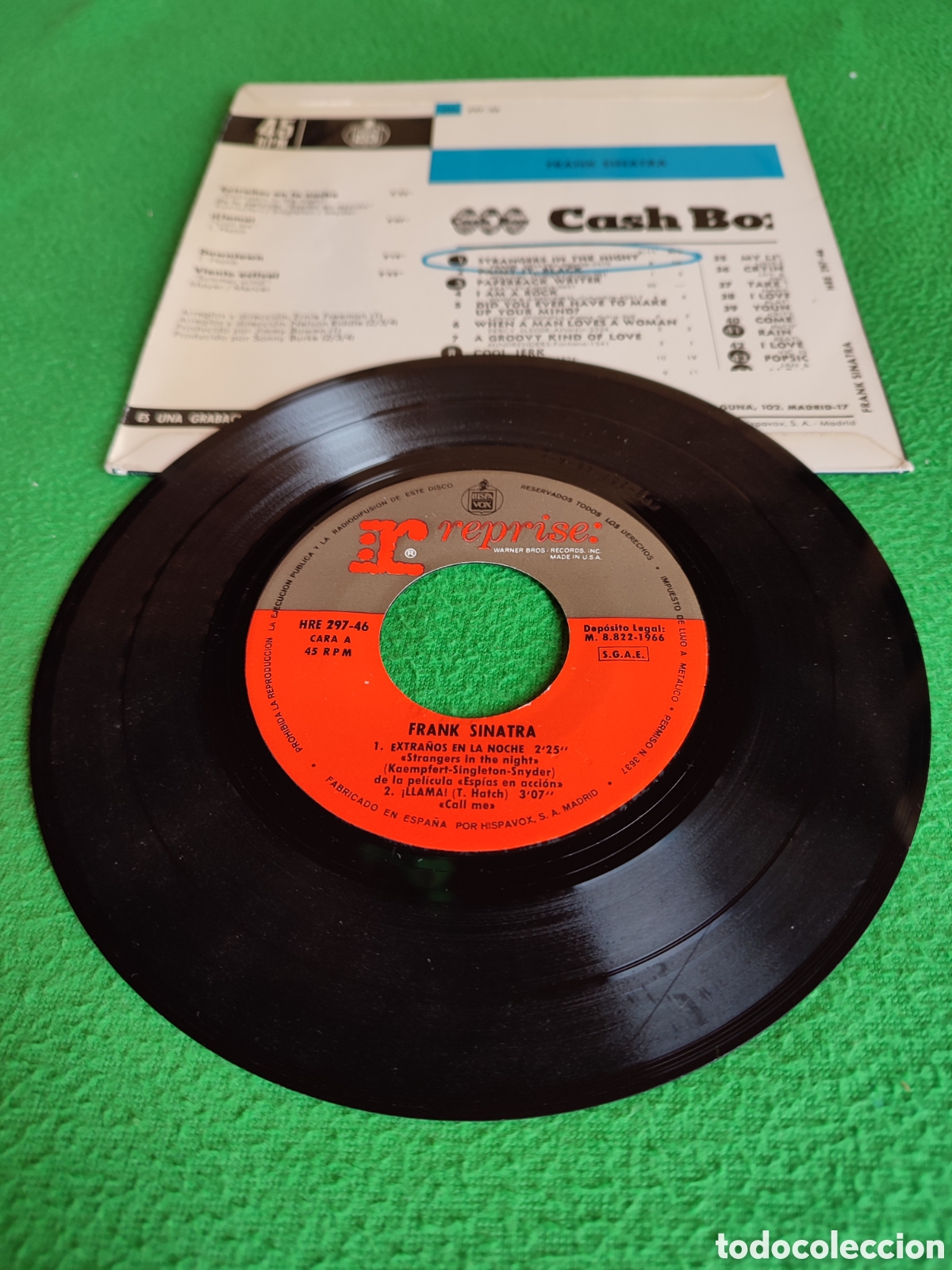 Discos de vinilo: Frank Sinatra - Extra&ntilde;os en la noche+ 3 - Foto 2