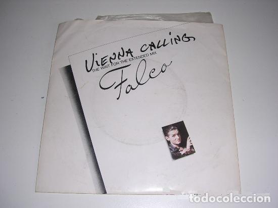 Discos de vinilo: Single Falco Vienna calling - Foto 1