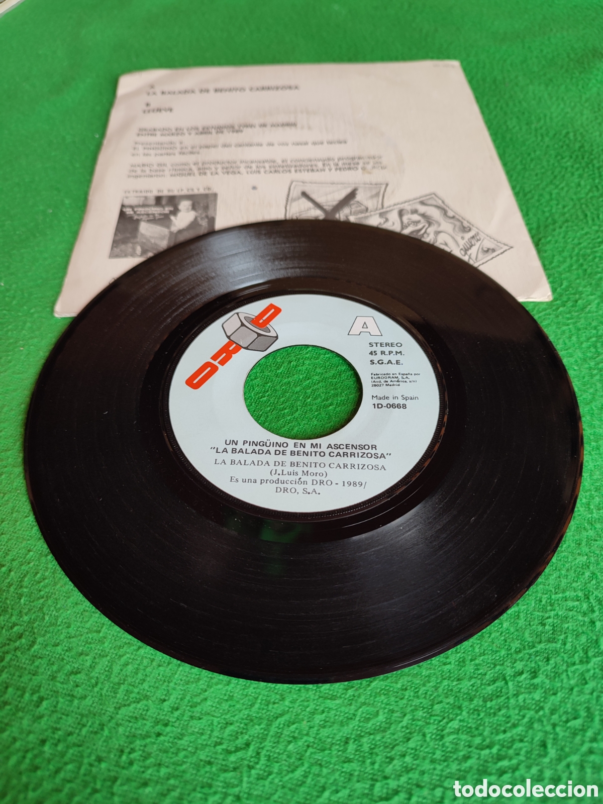 Discos de vinilo: Un ping&uuml;ino en mi ascensor - La banda de Benito... - Foto 2