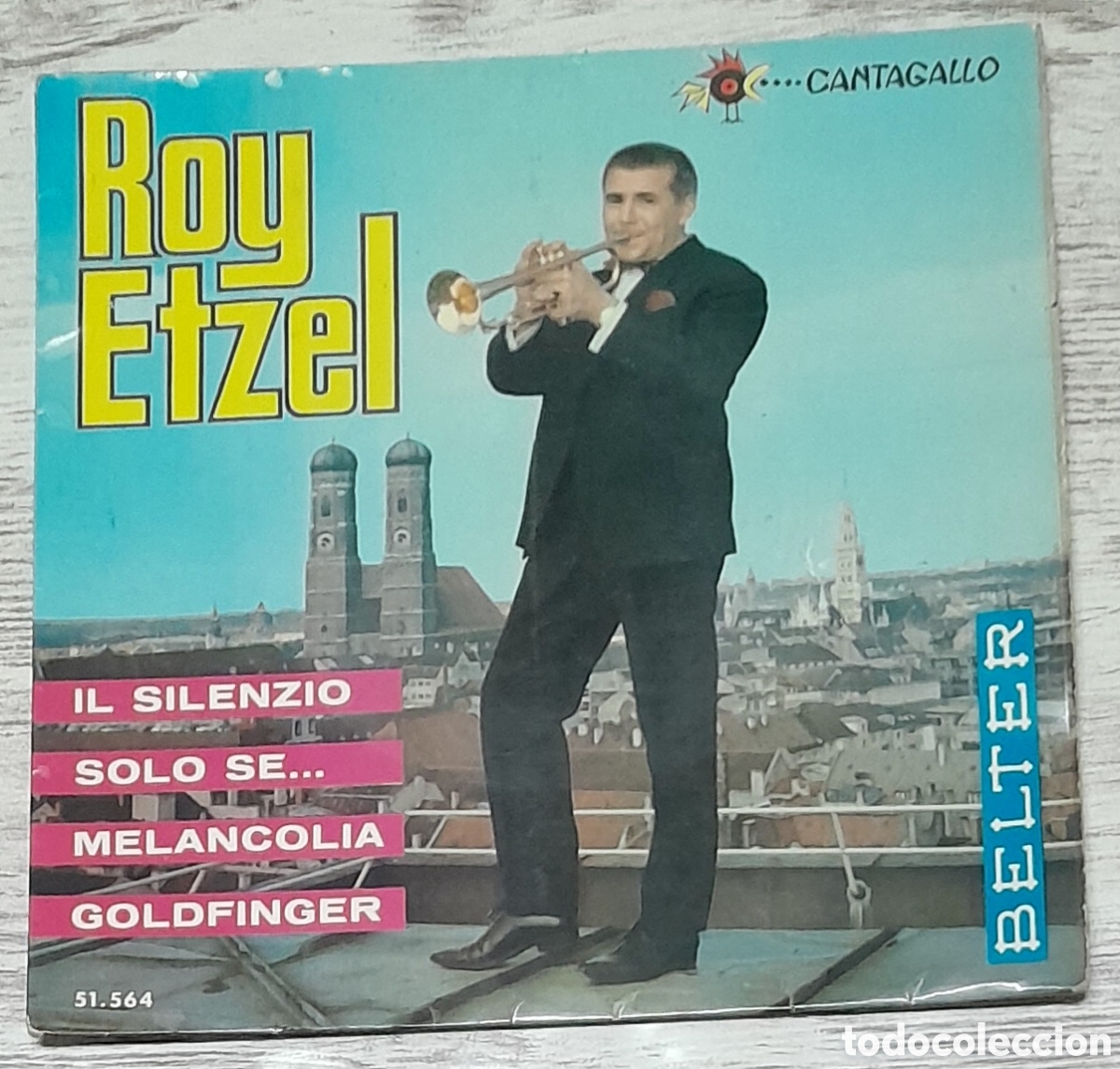 Discos de vinilo: ROY ETZEL - IL SILENZIO + 3 - BELTER 1965 - Foto 1