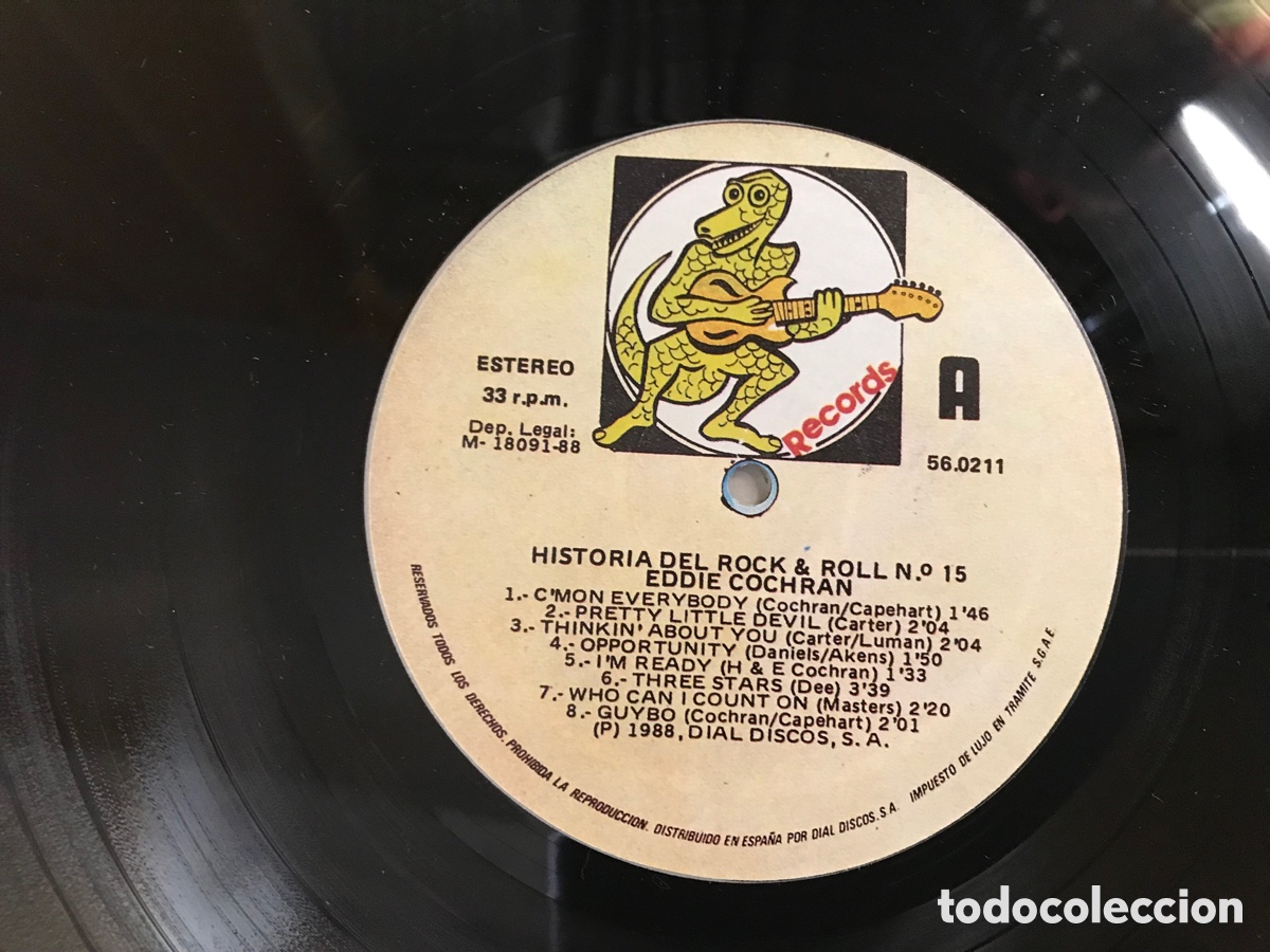Discos de vinilo: Eddie Cochran - Foto 5