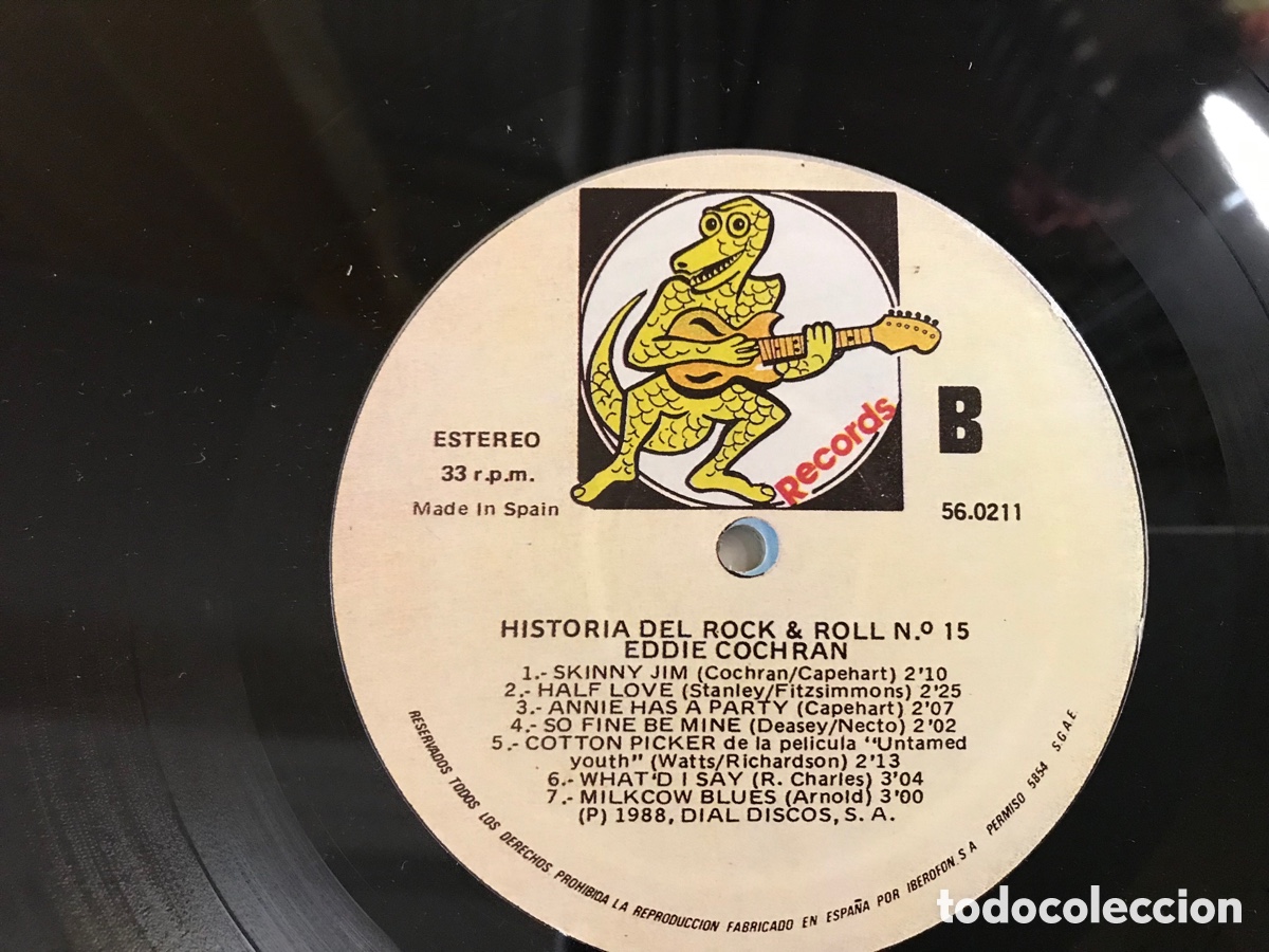 Discos de vinilo: Eddie Cochran - Foto 6