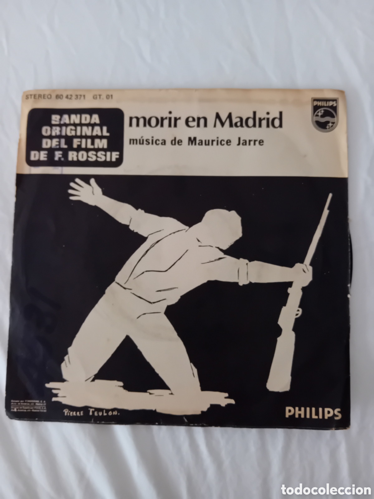 Discos de vinilo: BSO MORIR EN MADRID. MAURICE JARRE - Foto 2