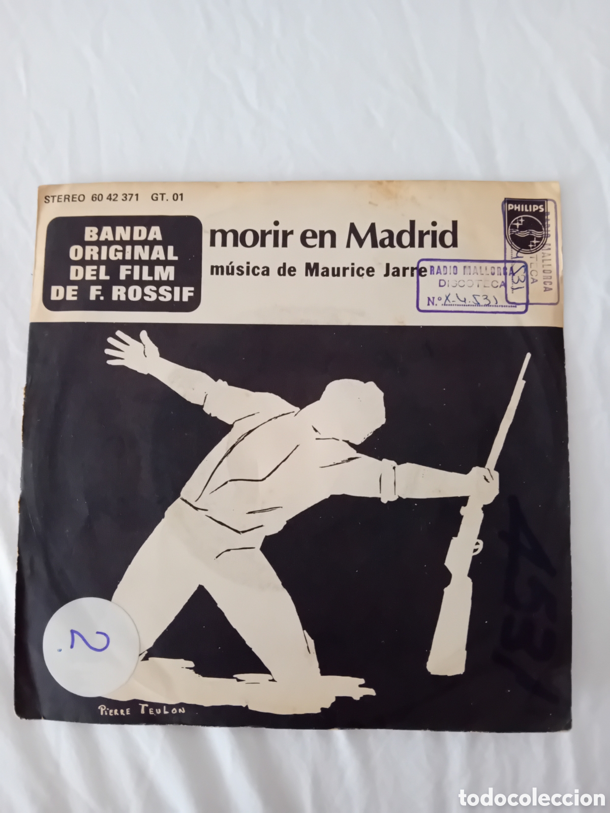 Discos de vinilo: BSO MORIR EN MADRID. MAURICE JARRE - Foto 1